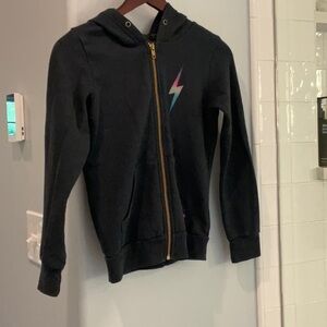 Aviator Nation Black Lightning Bolt Hoodie